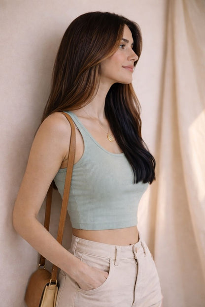 Natural Black Streaks - Wavy