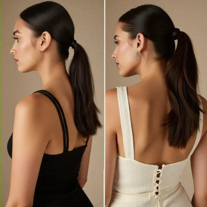 Three Clip Weft- Black.