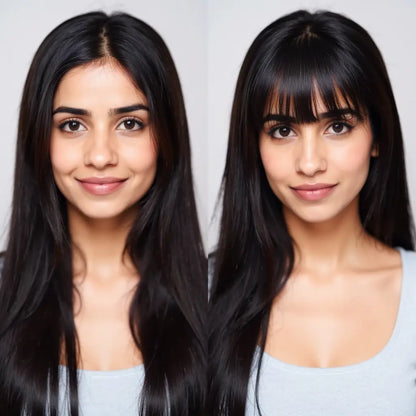 Clip in Bangs extensions.